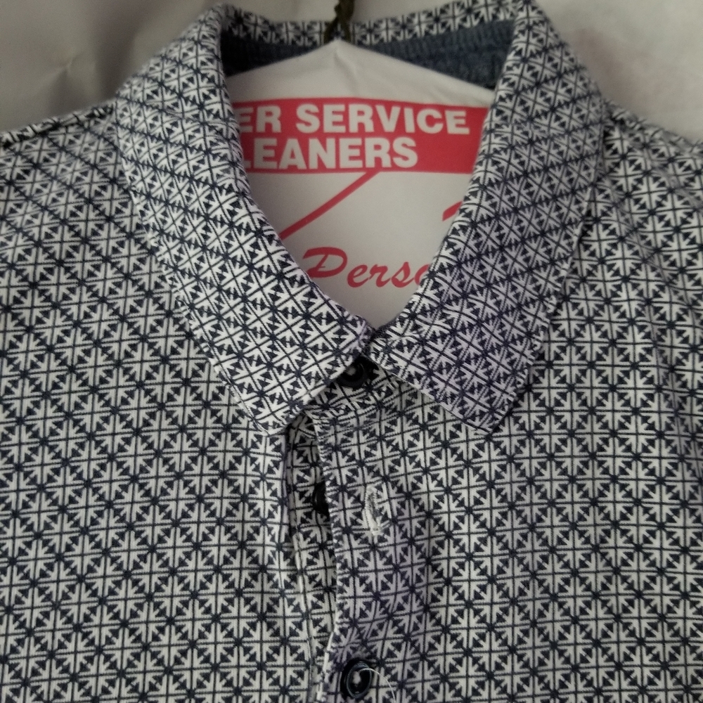 Next XL Slim Fit Geometric Patterned Polo Shirt